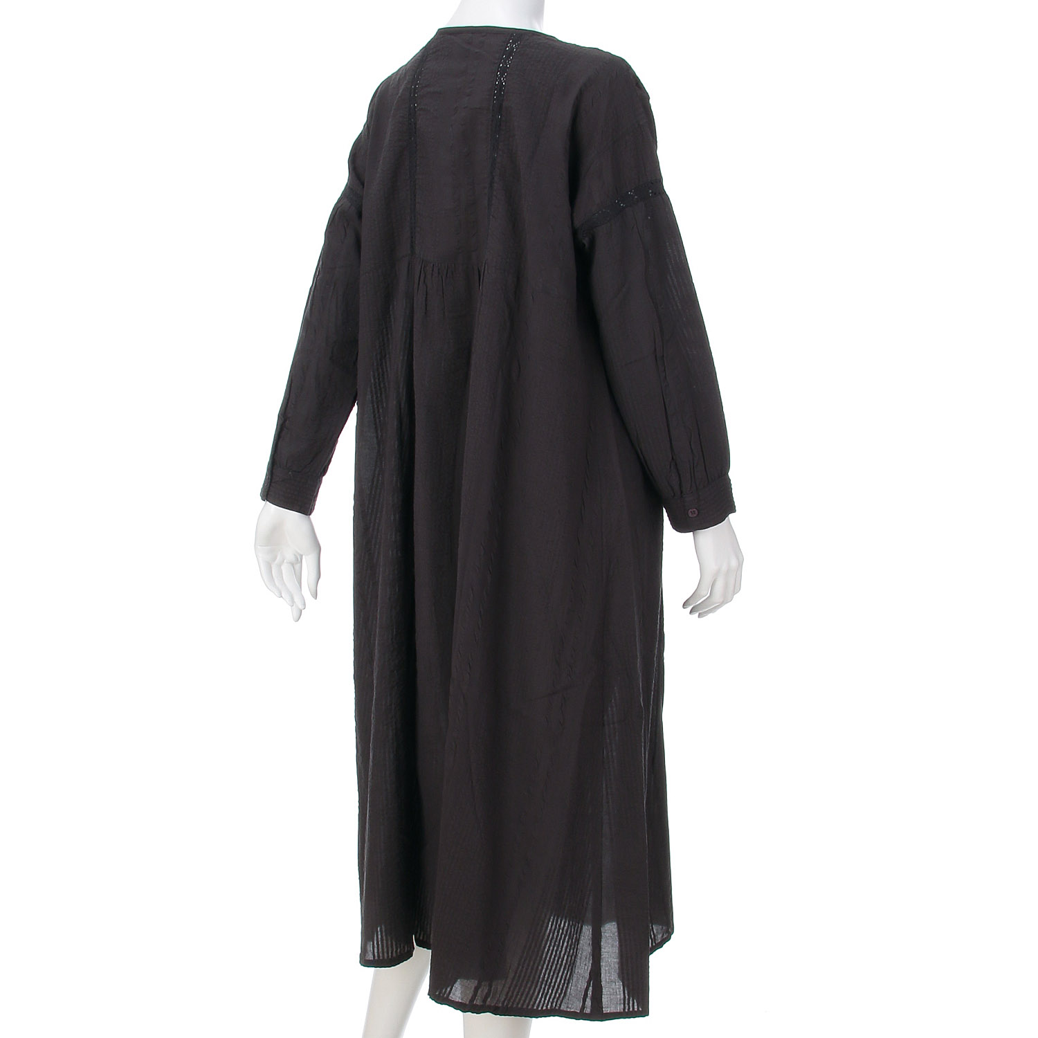 ノンノ ワンピース コットンシアサッカー＋トーションレース - 画像6