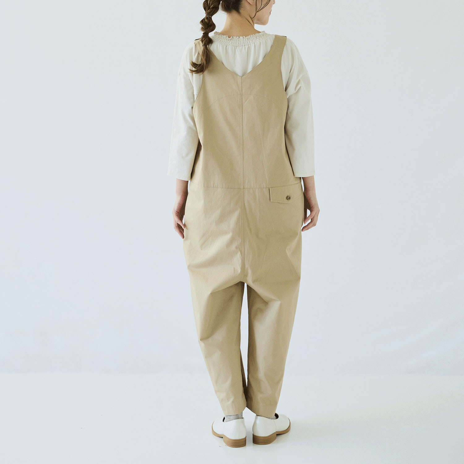 ノンノ オーバーオール コットンツイル無地 - 画像10