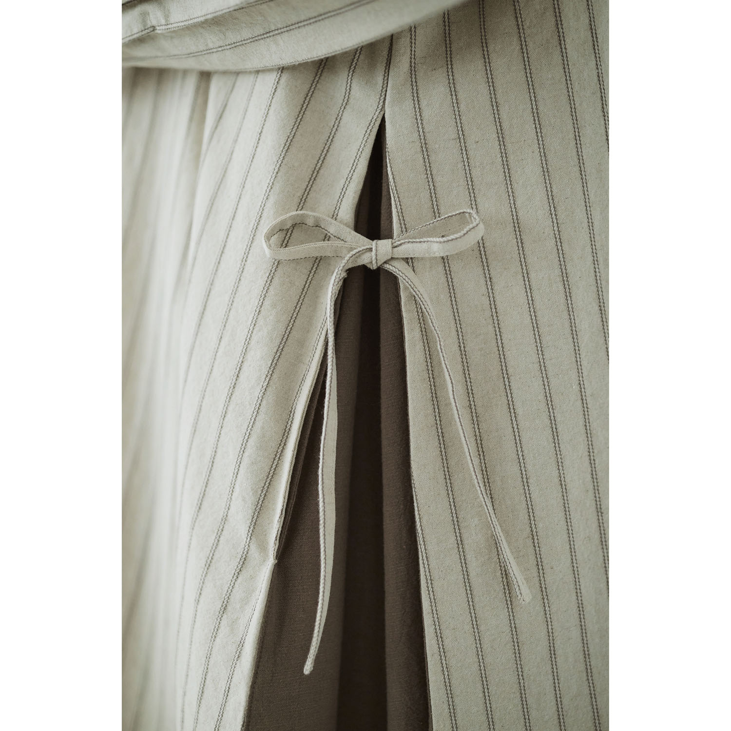 cloudnine ノンノ 先染め綿麻レイヤードシャツワンピース - 画像9