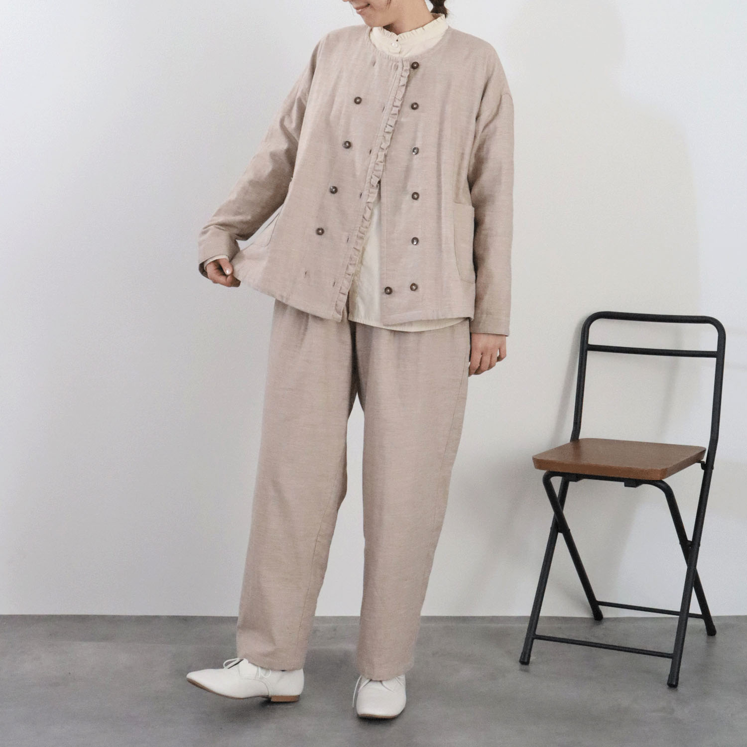 cloudnine ノンノ 10分丈テーパードパンツ - 画像5