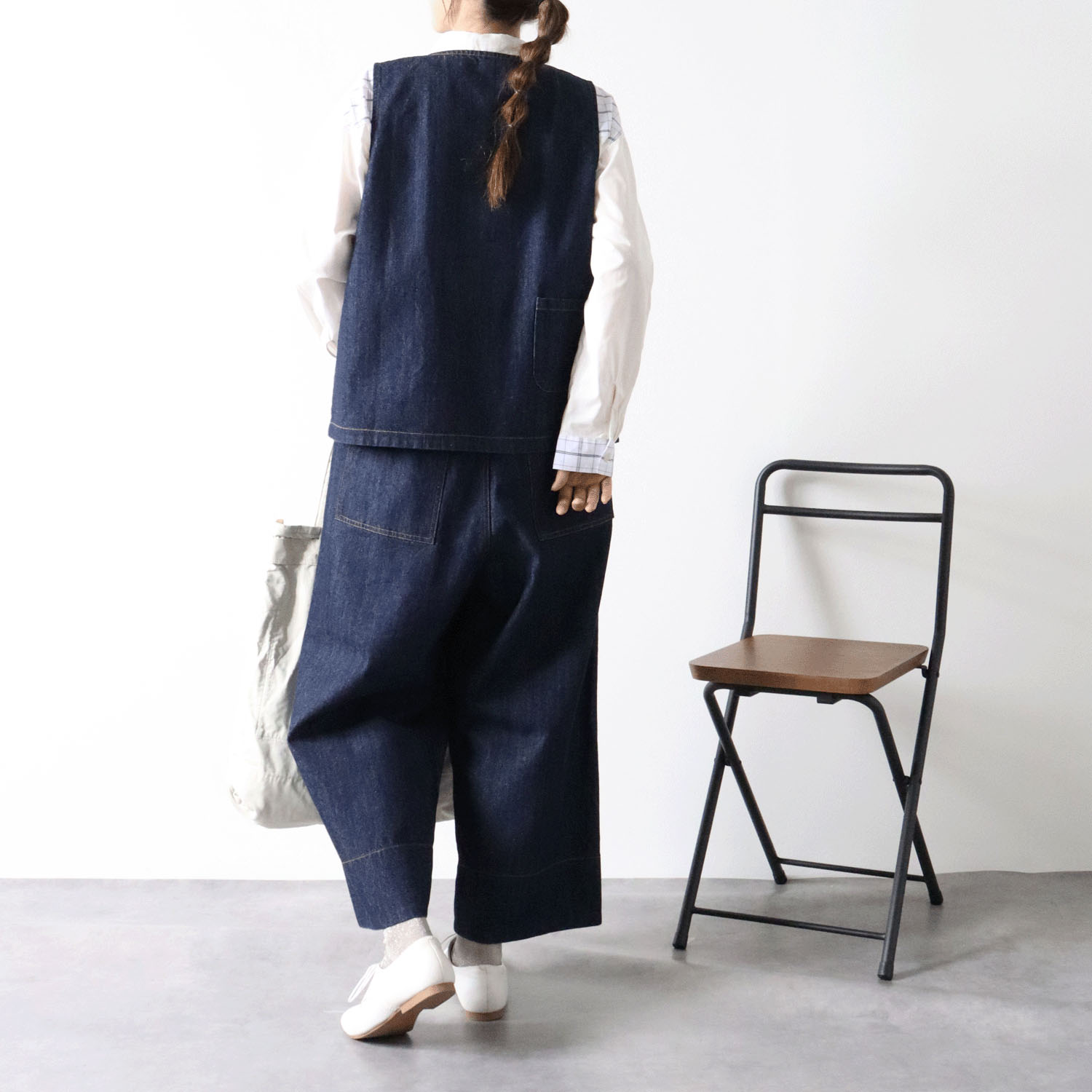 cloudnine ノンノ ダブル釦前開きベスト - 画像13