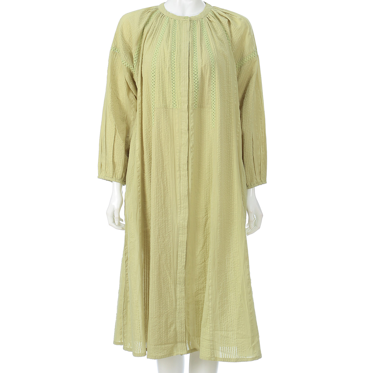 オーブ m．n サッカーテープレースラグランシャツワンピース - 画像1