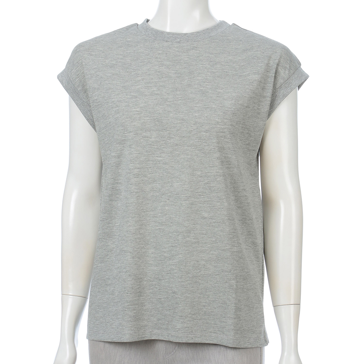 オーブ m．n 汗じみ加工 フレンチスリーブカットソー - 画像1