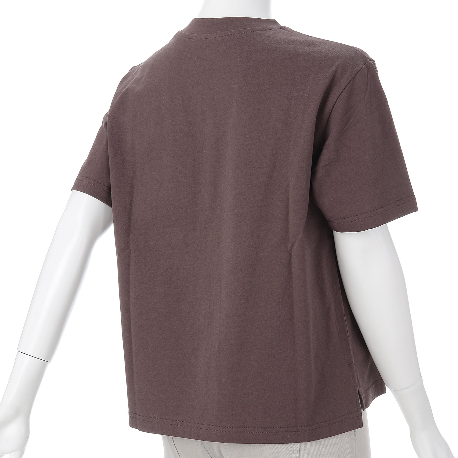 オーブ m．n ブラシ刺繍ワイドクルーネックTシャツ - 画像8