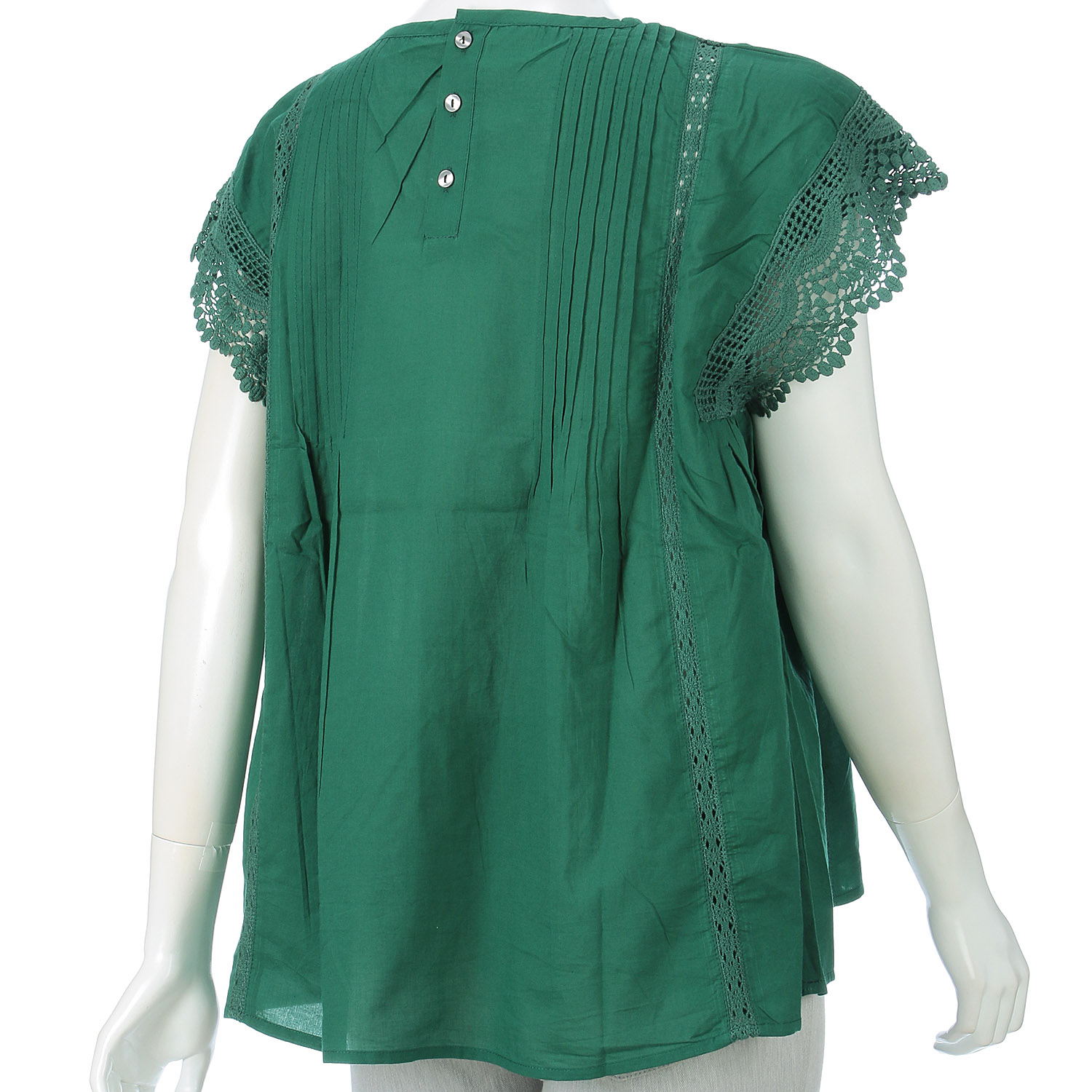 オーブ m．n レースピンタックノースリーブブラウス - 画像9