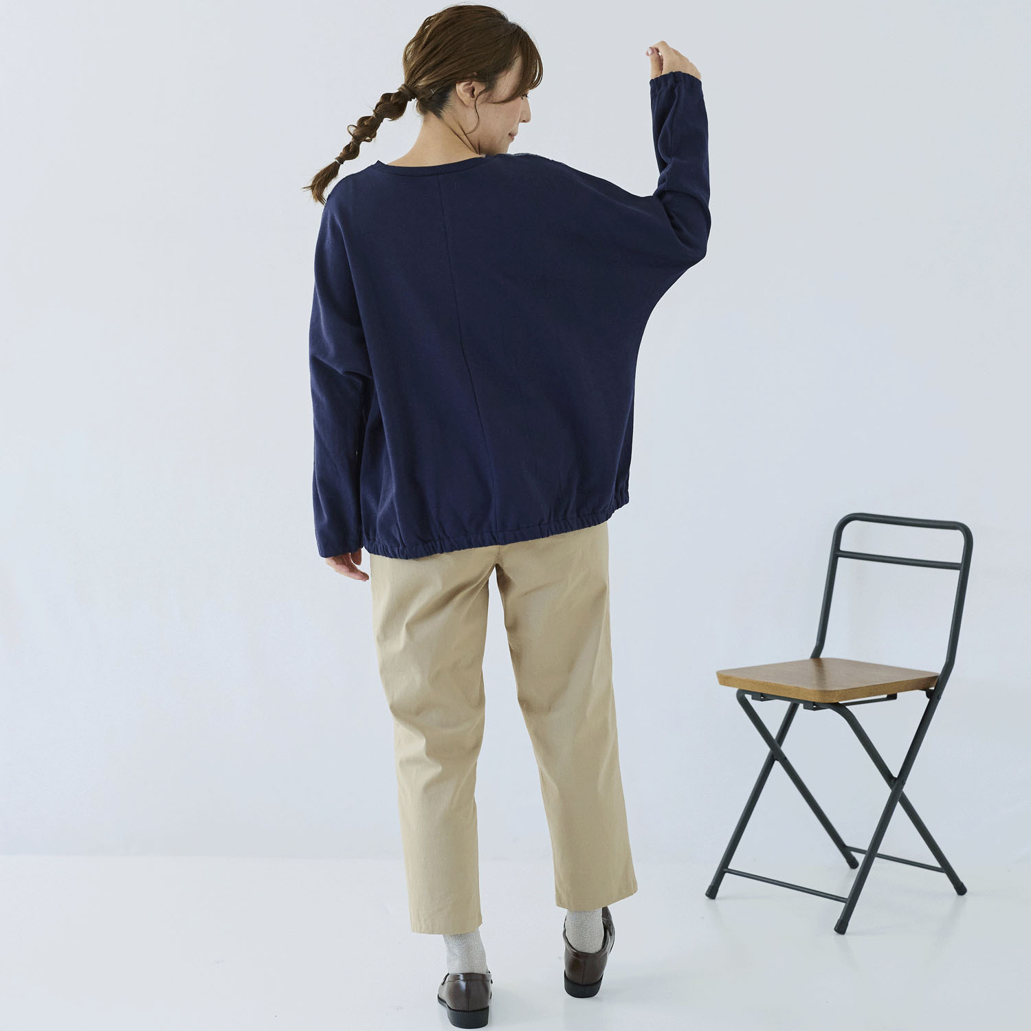 cloudnine ノンノ 刺繍入りドルマンスリーブカットソー - 画像11