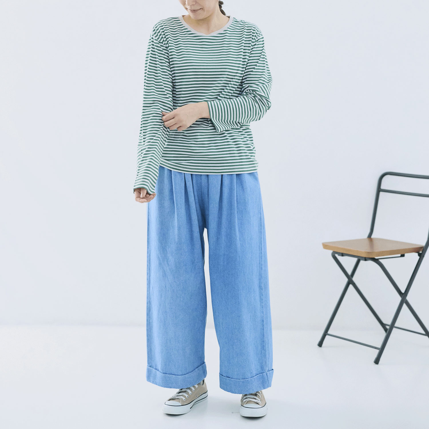 cloudnine ノンノ フレンチボーダーTシャツ - 画像13