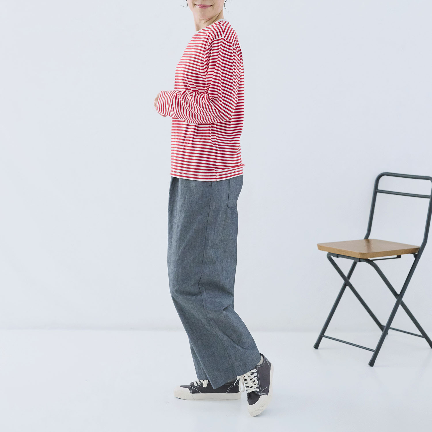 cloudnine ノンノ フレンチボーダーTシャツ - 画像7