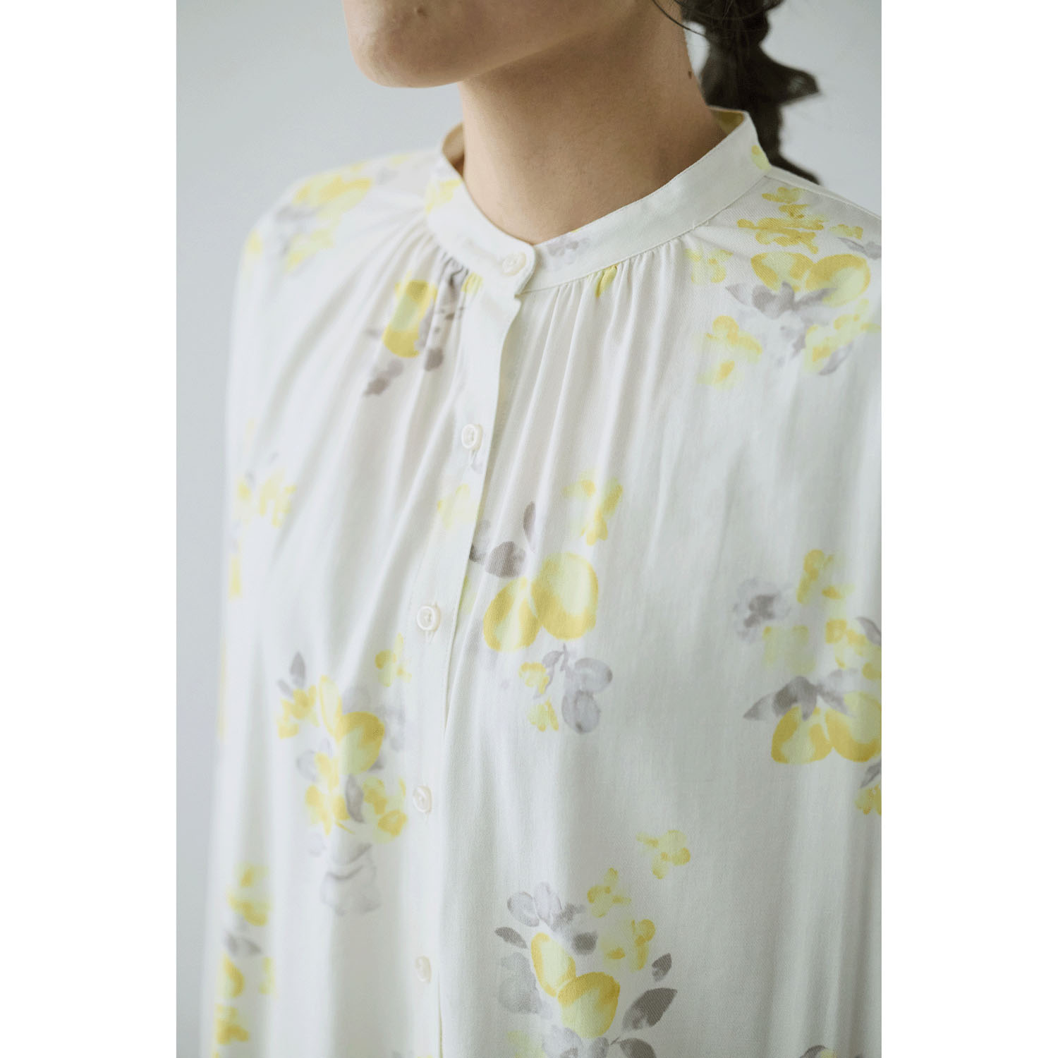 cloudnine ノンノ 水彩画植物柄ブラウス - 画像11