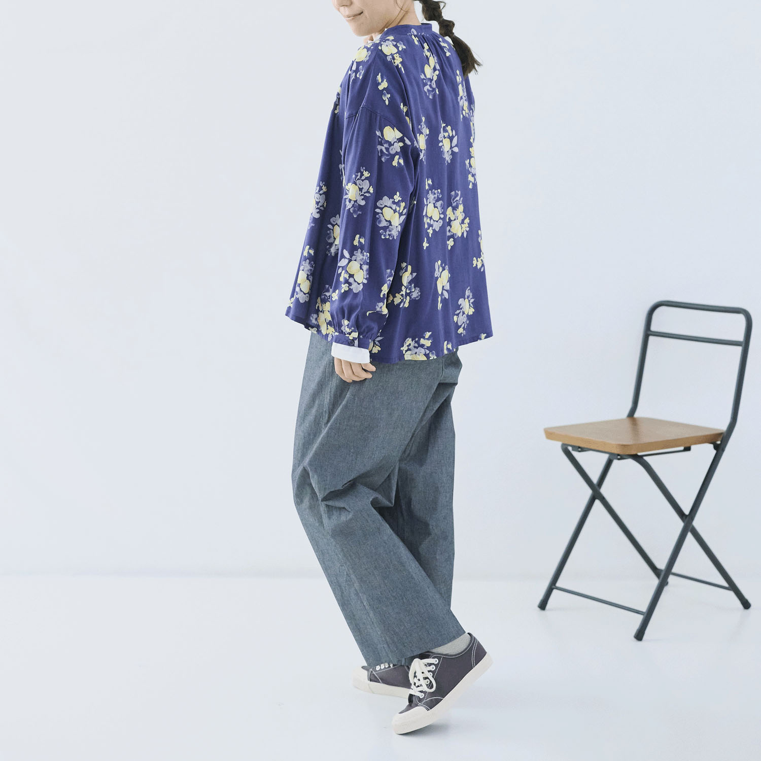 cloudnine ノンノ 水彩画植物柄ブラウス - 画像14