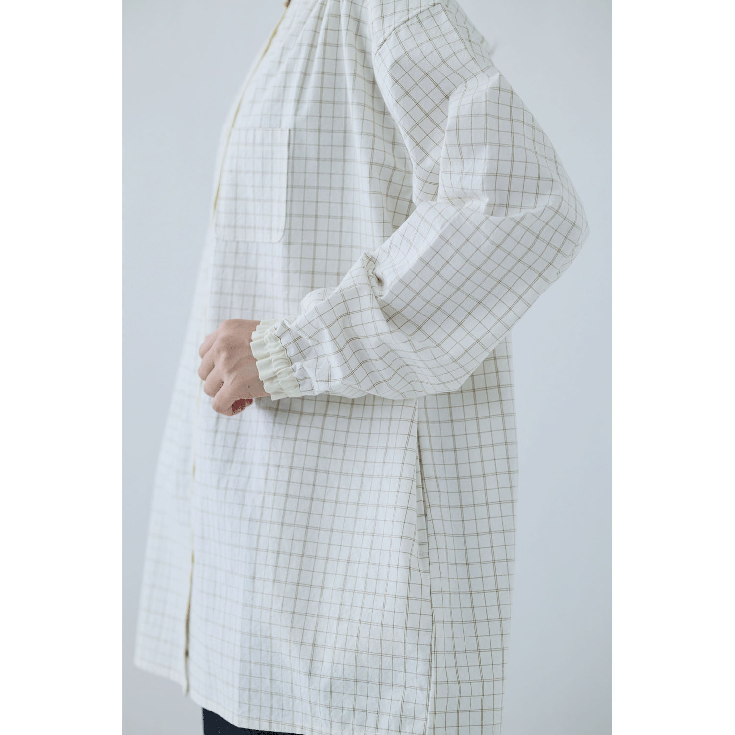 cloudnine ノンノ キャンバスチェック配色チュニック - 画像12