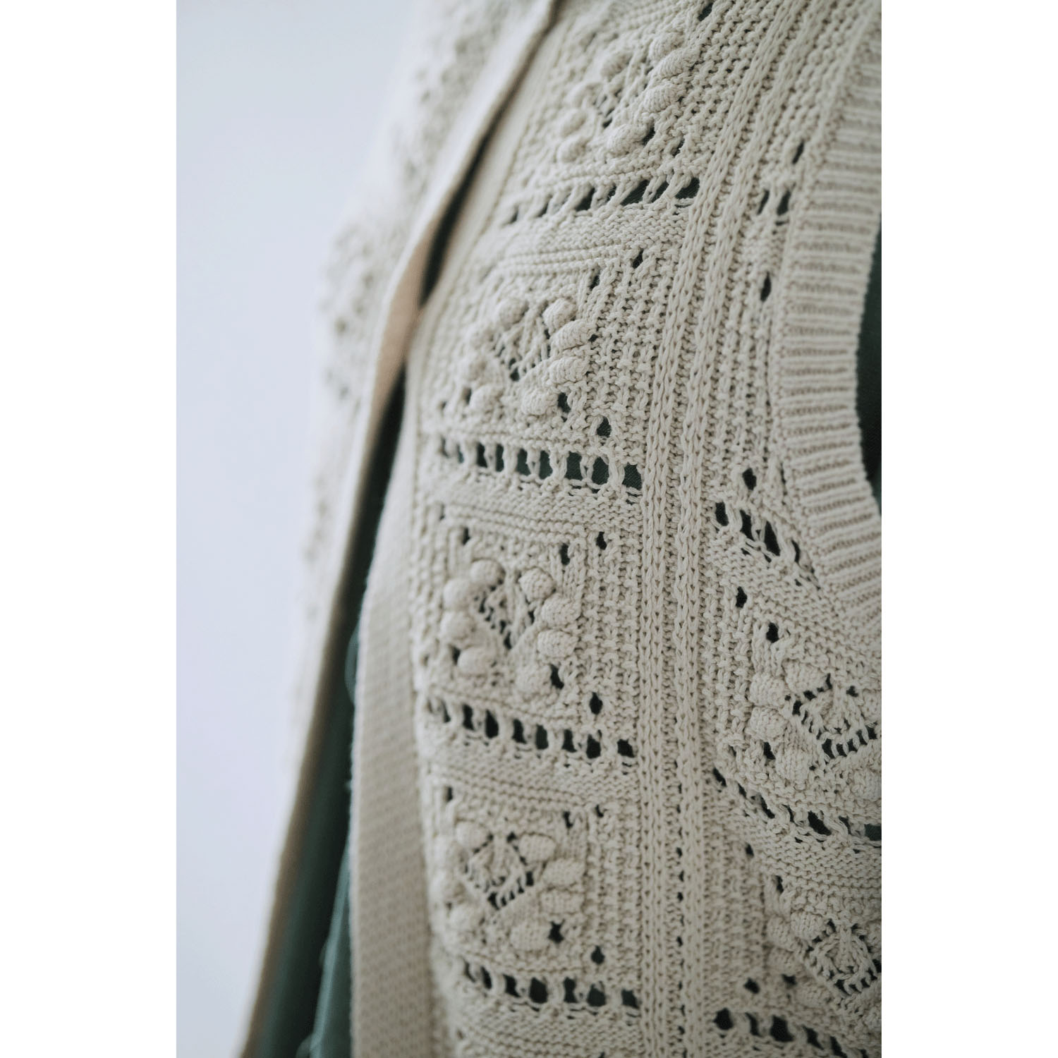 cloudnine ノンノ コットンリリヤーンニットベスト - 画像11