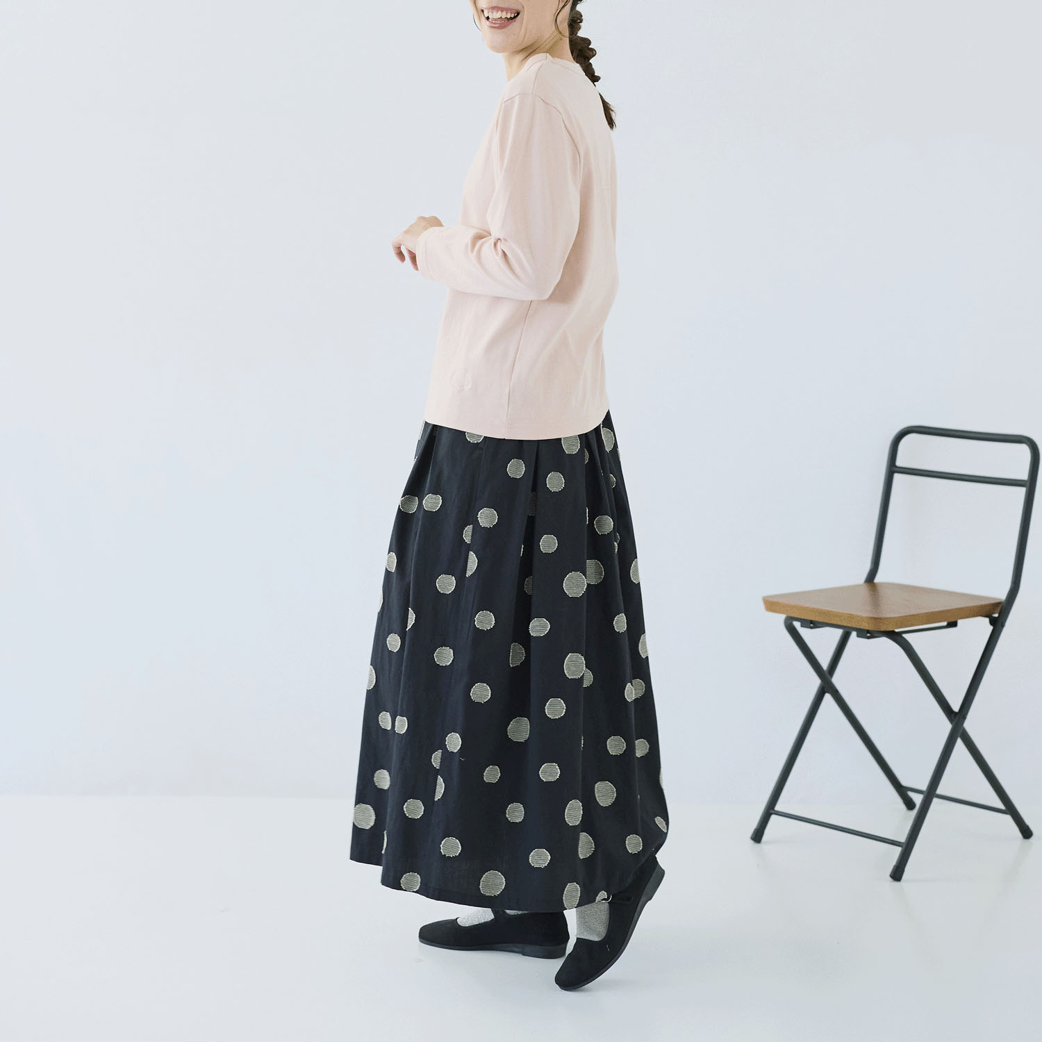 cloudnine ノンノ USAコットン雲刺繍カットソー - 画像7