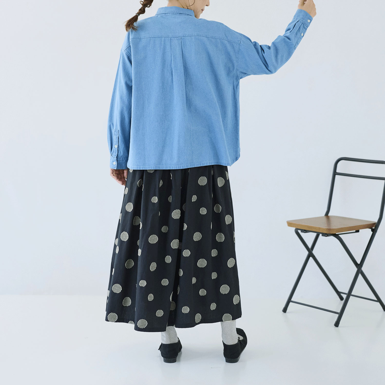 cloudnine ノンノ デニムシャツブラウス - 画像5