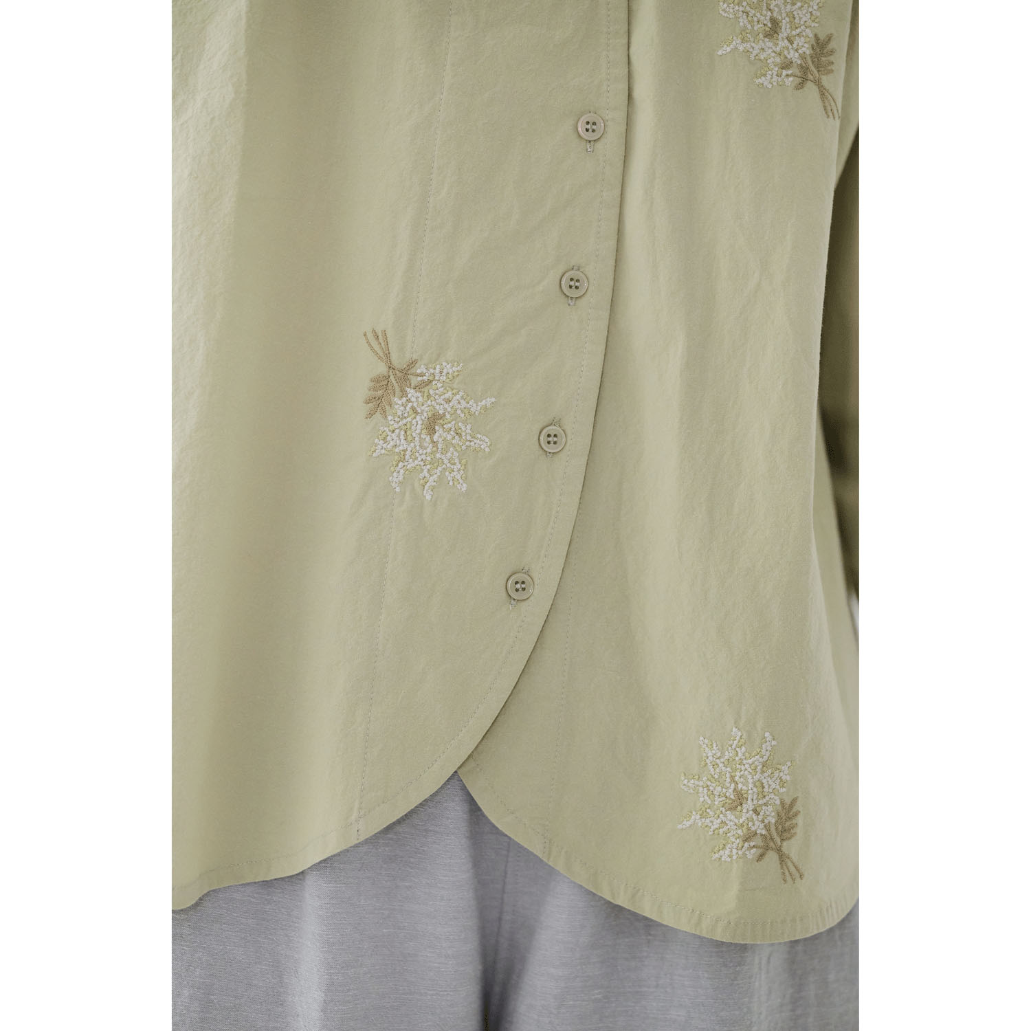 cloudnine ノンノ ミモザ刺繍7分袖ブラウス - 画像14