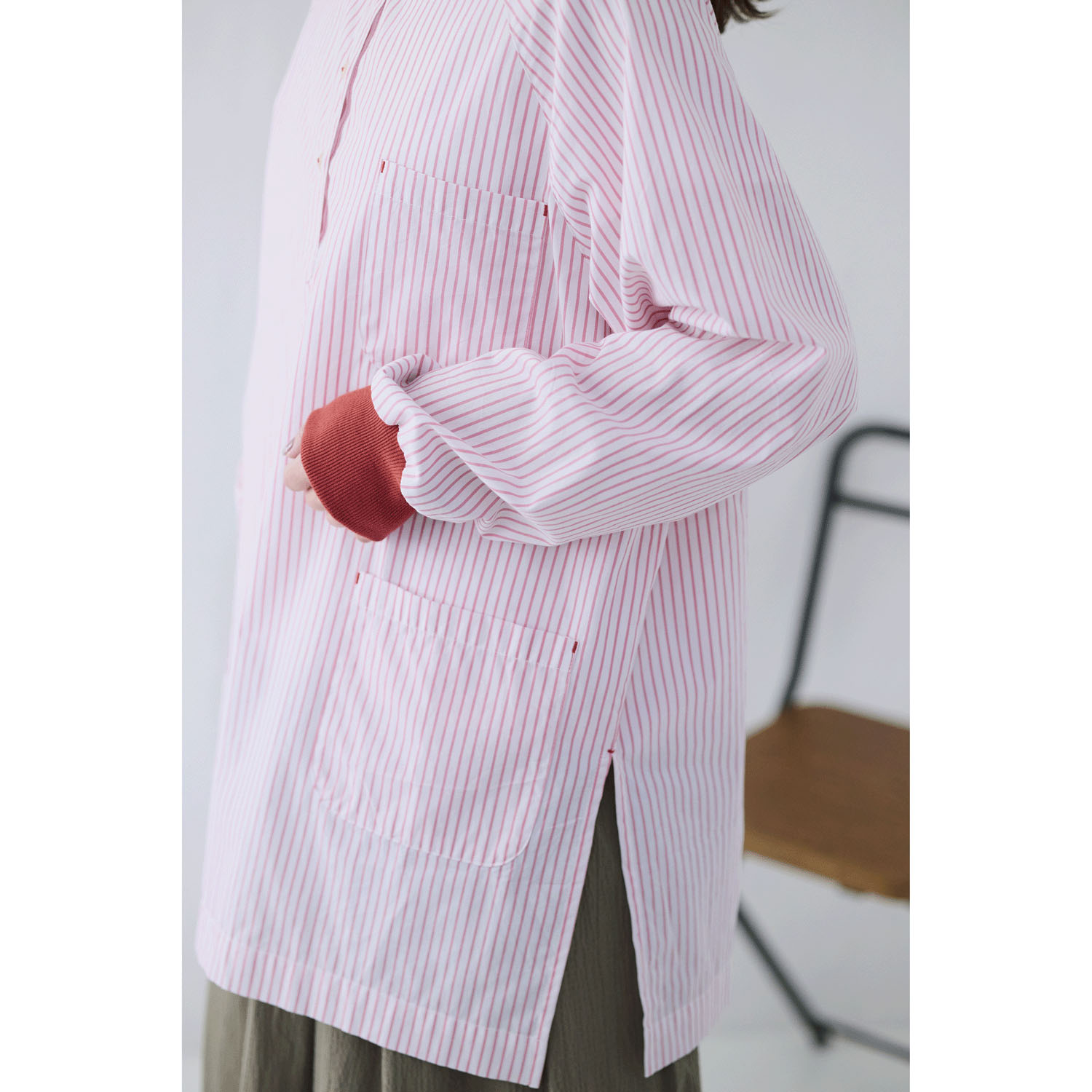 cloudnine ノンノ コットンブロード柄 かっぽう着 - 画像15