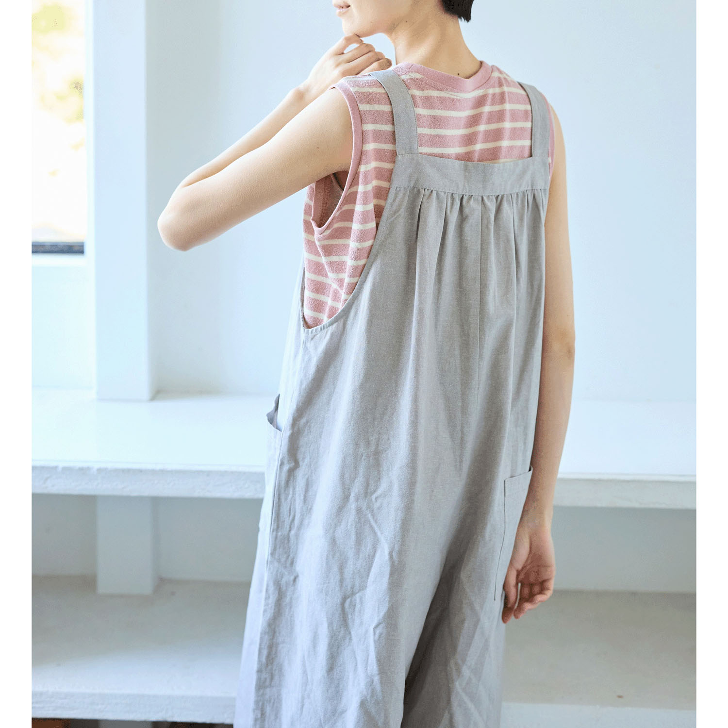 cloudnine ノンノ 染ブークレボーダータンクトップ - 画像6