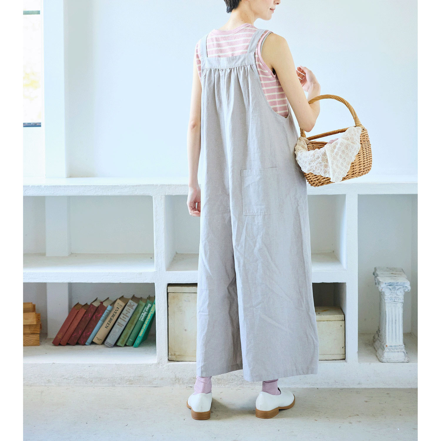 cloudnine ノンノ 染ブークレボーダータンクトップ - 画像8