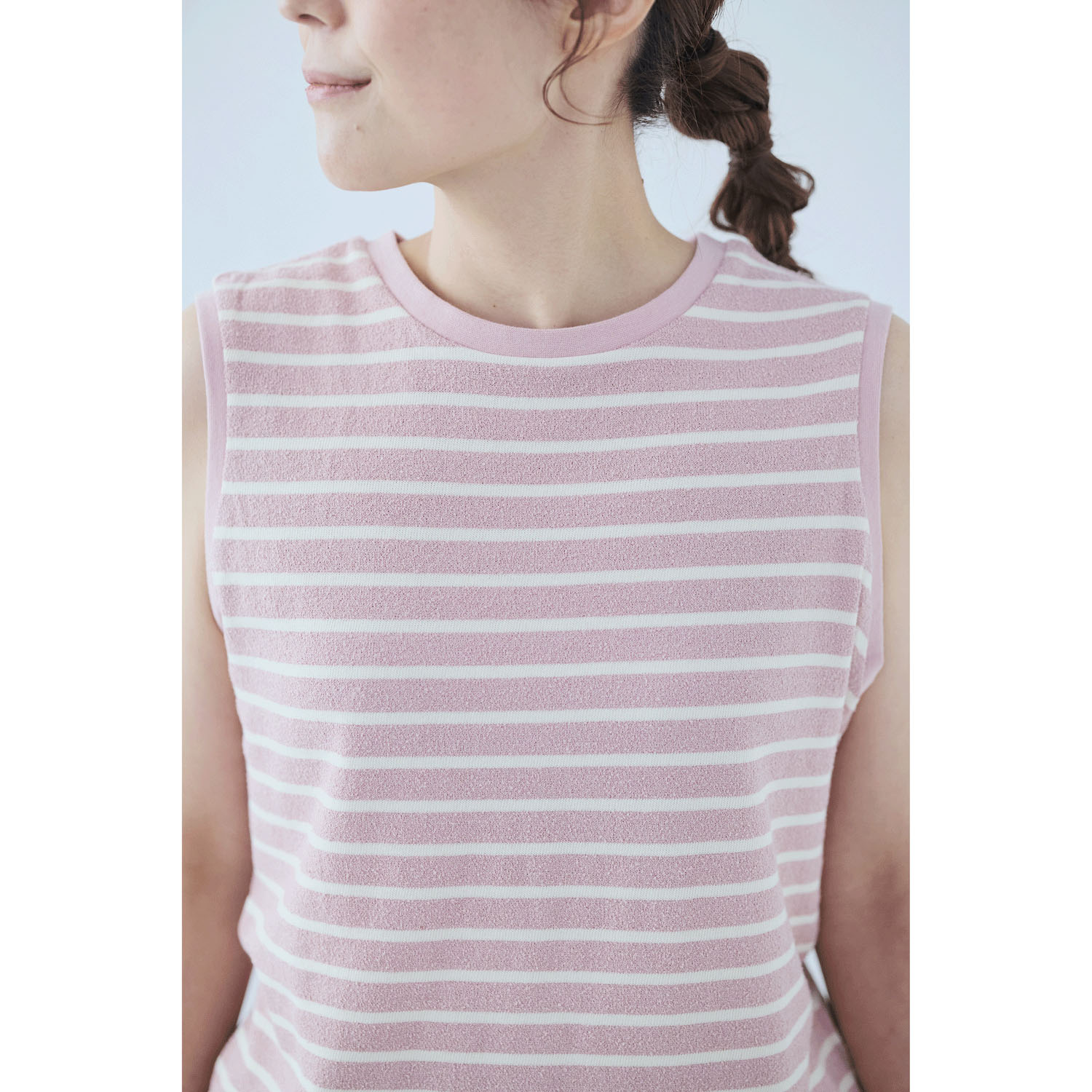 cloudnine ノンノ 染ブークレボーダータンクトップ - 画像9