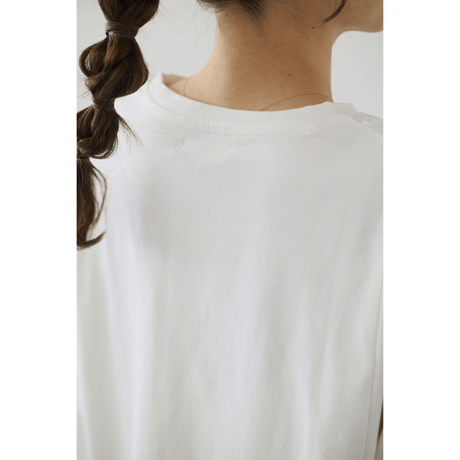 cloudnine ノンノ パッチワーク切替五分袖カットソー - 画像9