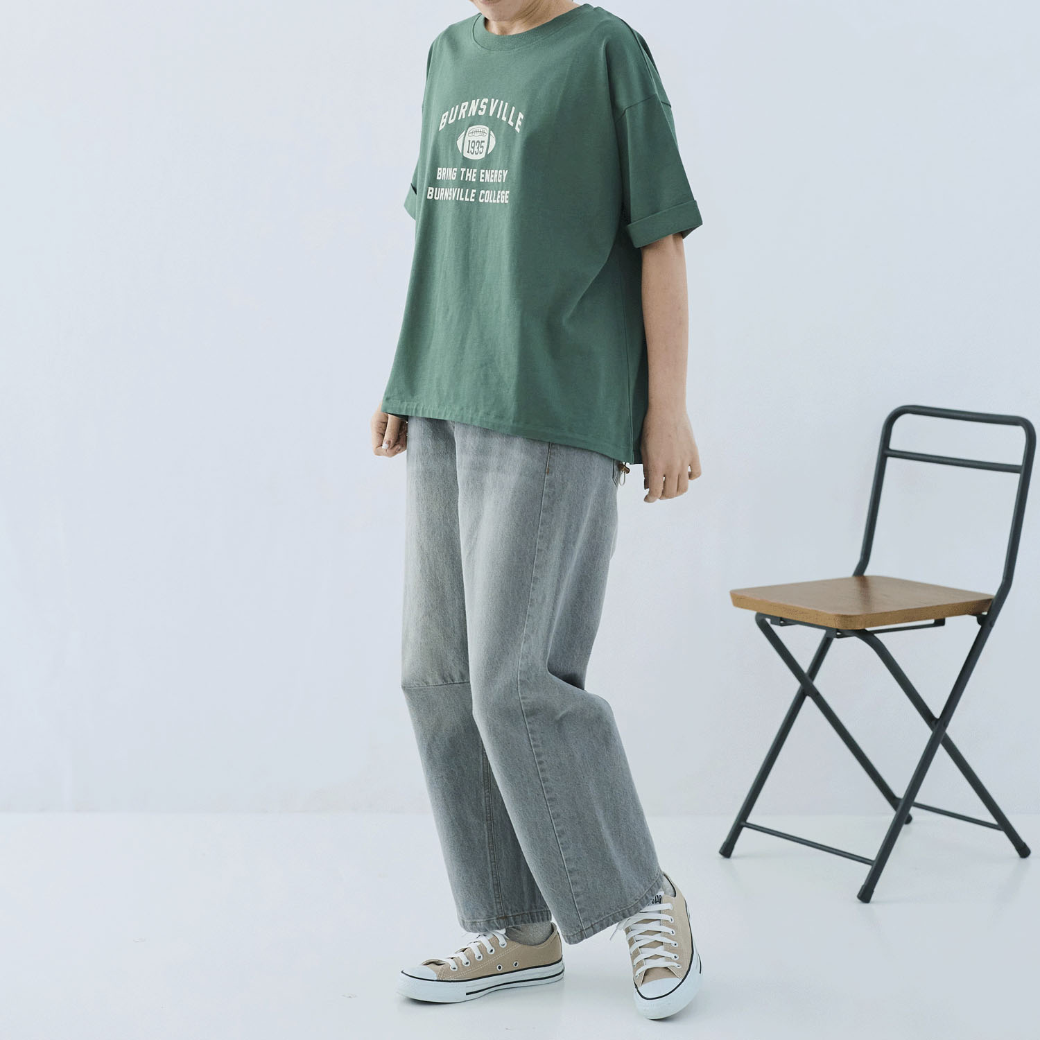 cloudnine ノンノ カレッジロゴ半袖カットソー - 画像11