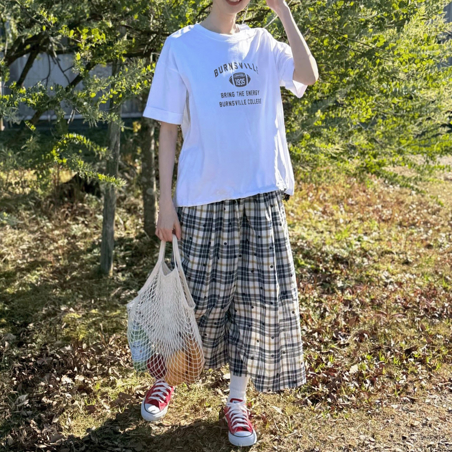 cloudnine ノンノ カレッジロゴ半袖カットソー - 画像5