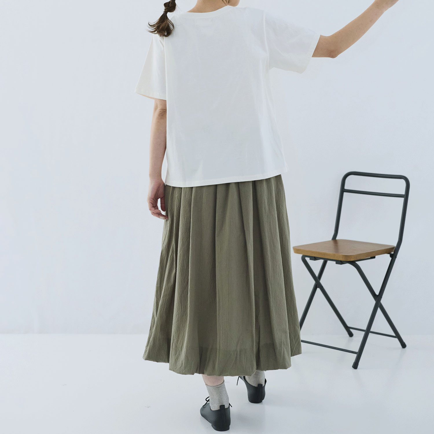 cloudnine ノンノ 猫刺繍半袖カットソー - 画像13