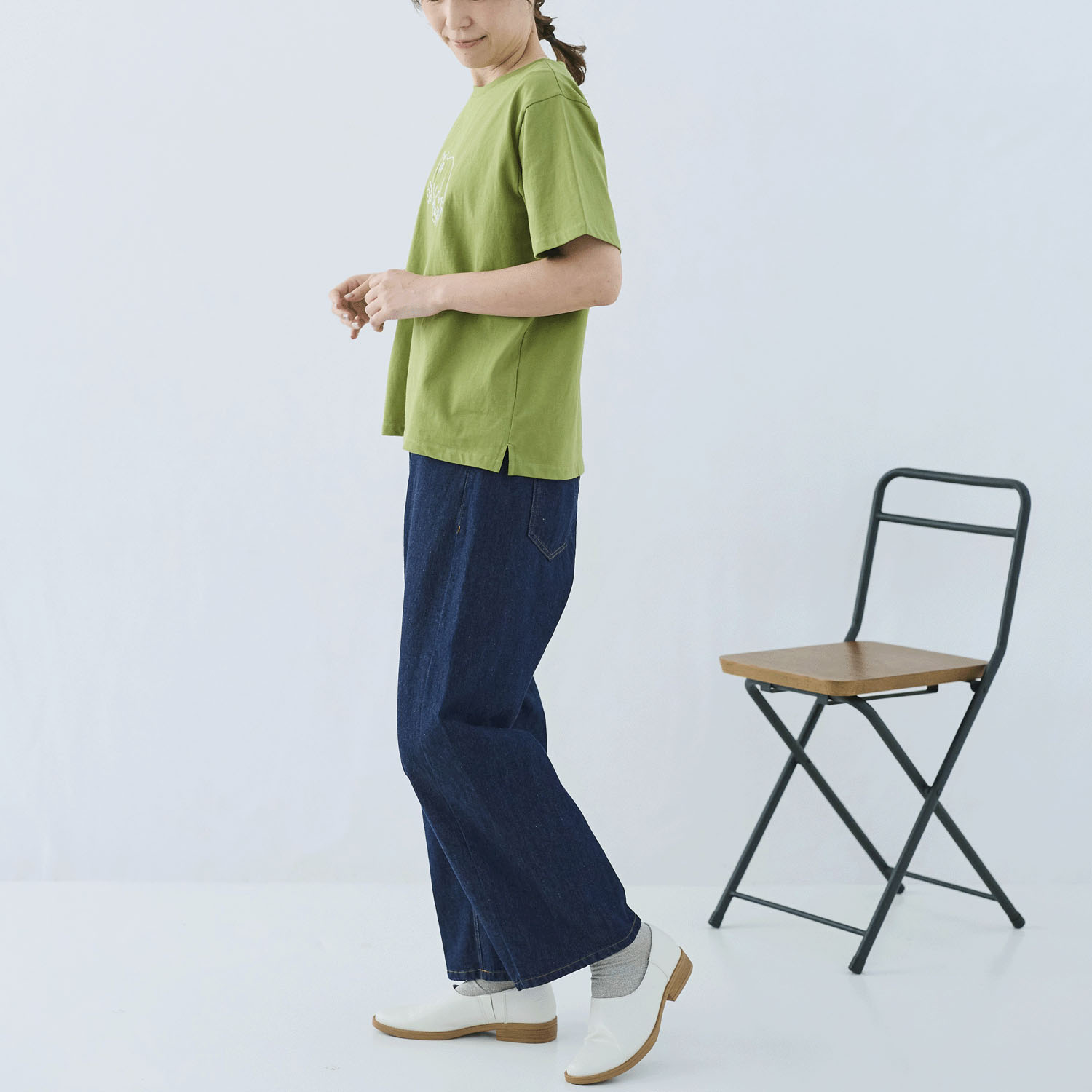 cloudnine ノンノ 猫刺繍半袖カットソー - 画像16