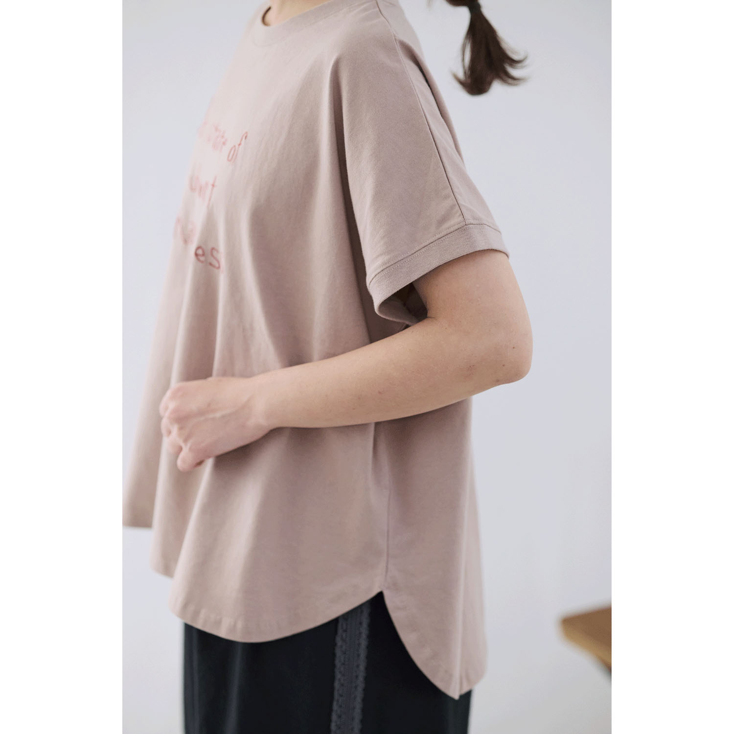 cloudnine ノンノ ロゴ刺繍フレンチスリーブカットソー - 画像11