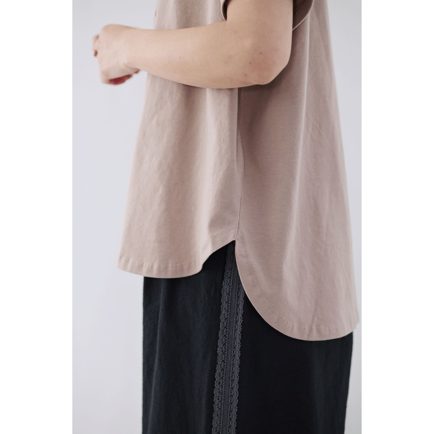 cloudnine ノンノ ロゴ刺繍フレンチスリーブカットソー - 画像6