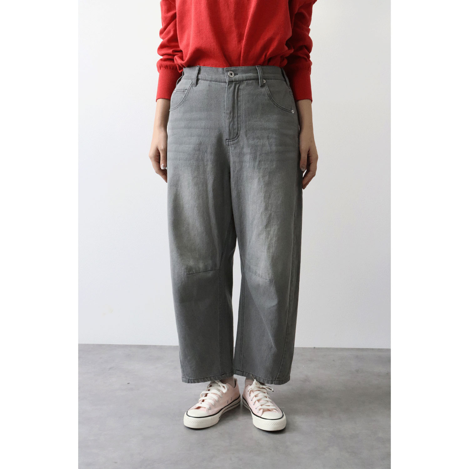 cloudnine ノンノ 10分丈テーパードデニムパンツ - 画像2