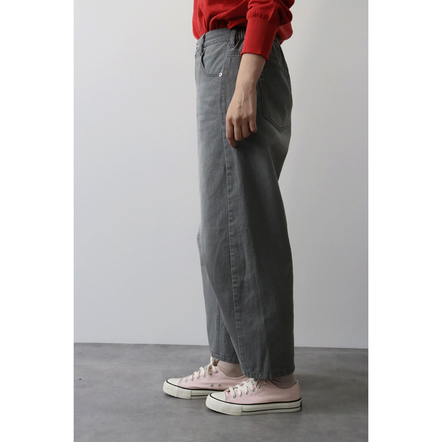 cloudnine ノンノ 10分丈テーパードデニムパンツ - 画像3