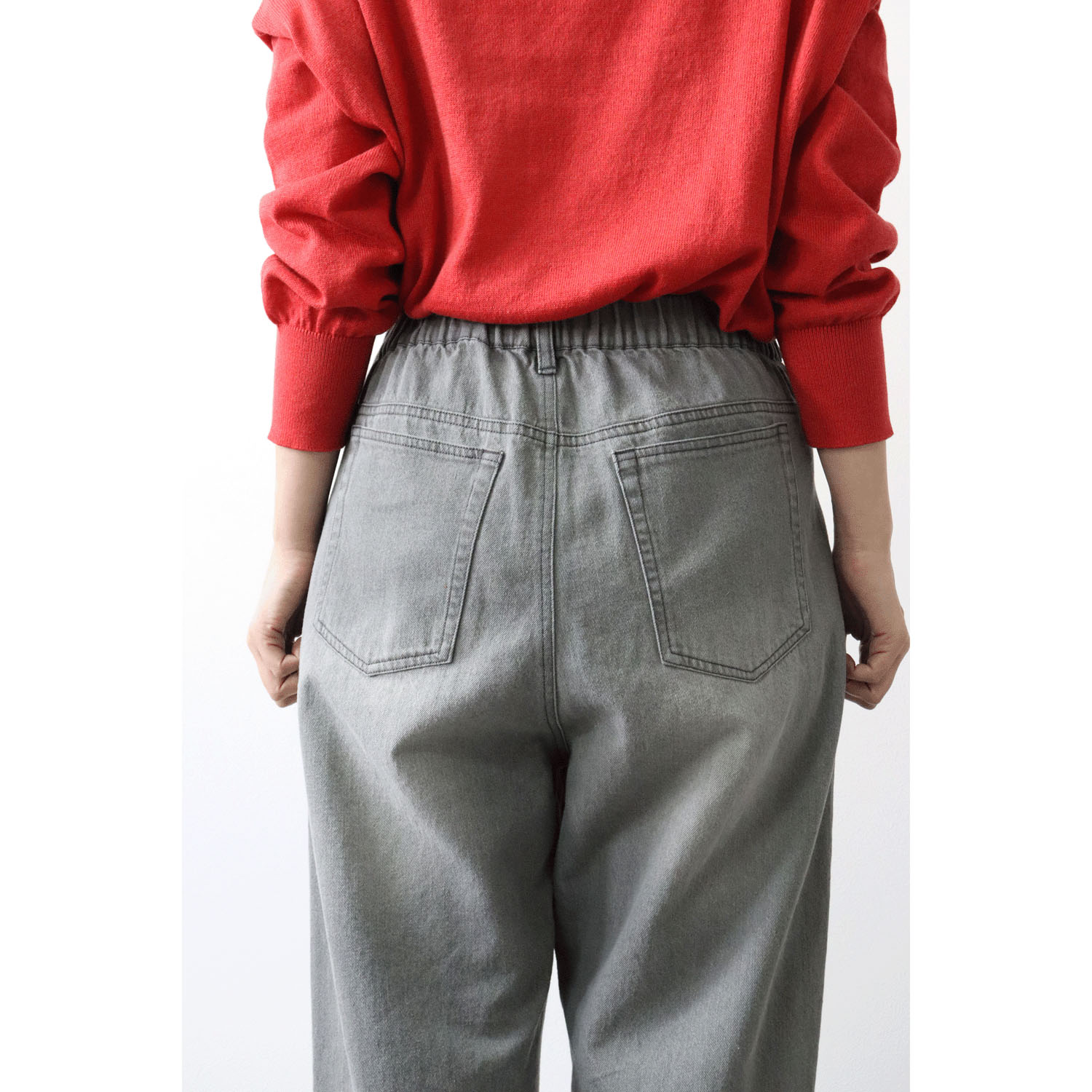 cloudnine ノンノ 10分丈テーパードデニムパンツ - 画像5