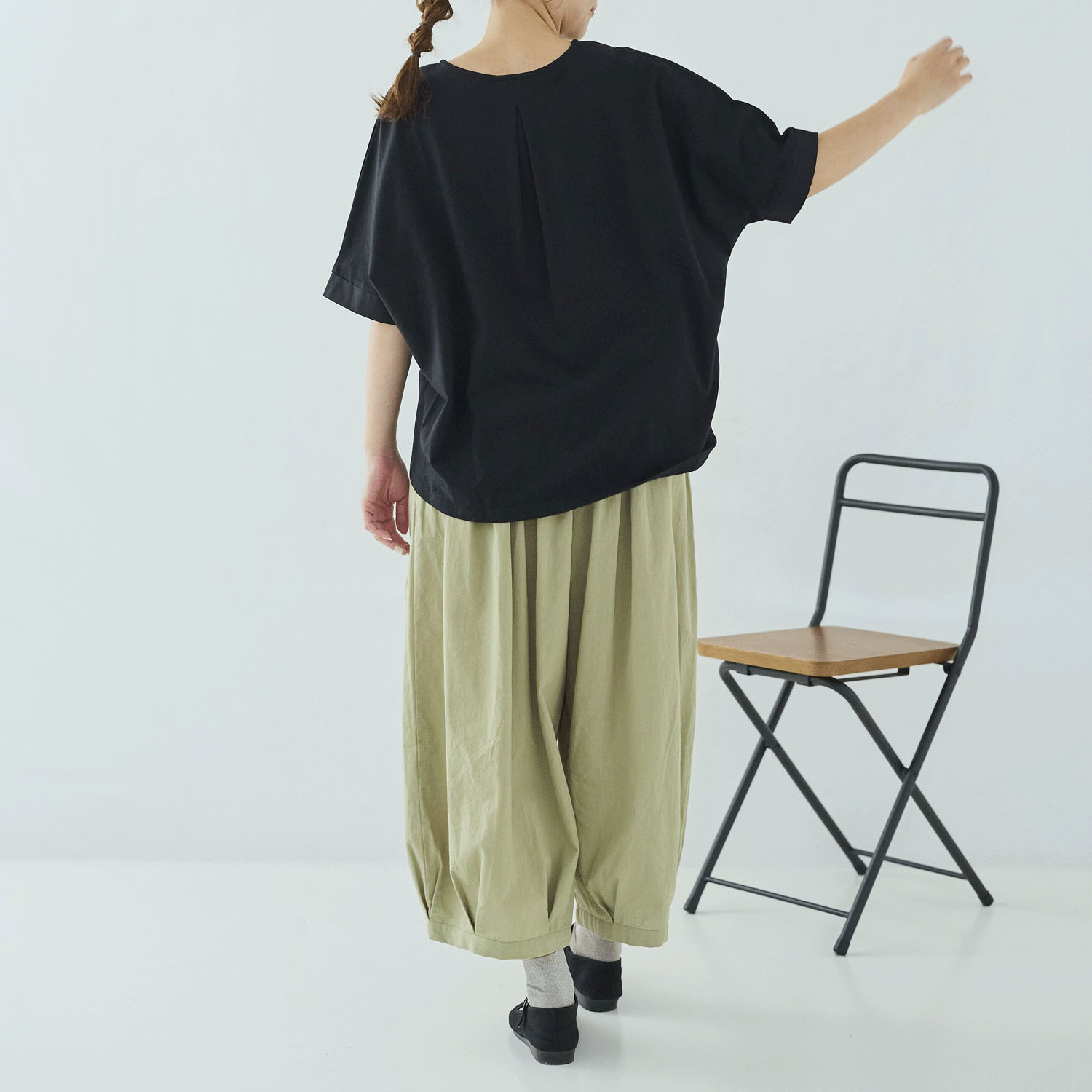 れんげ ノンノ 和花刺繍ドルマンブラウス - 画像4