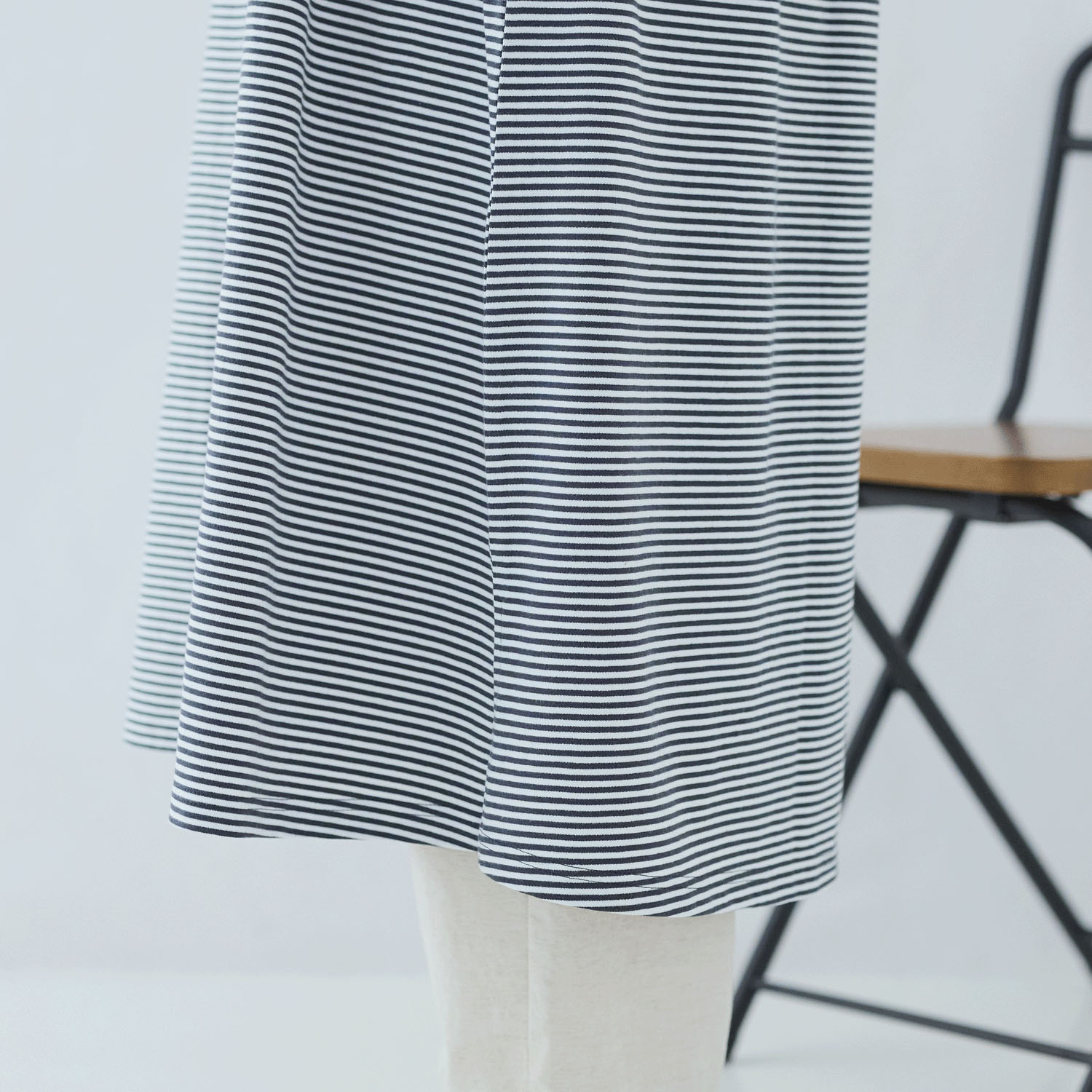 cloudnine 綿天竺 果物刺繍入りワンピースエプロン - 画像7