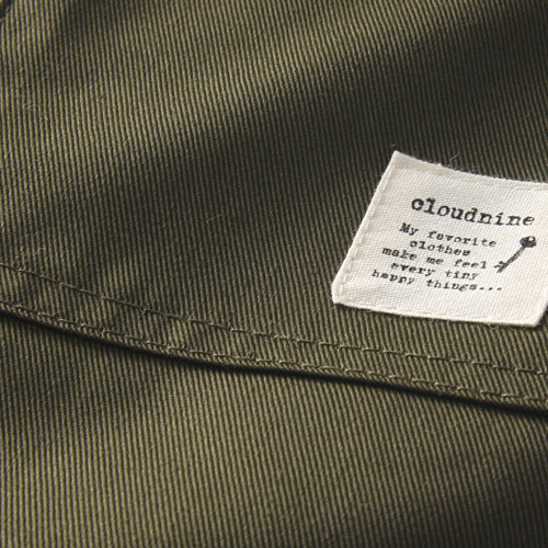 【数量限定】cloudnine サイドボタン定番無地エプロン - 画像9