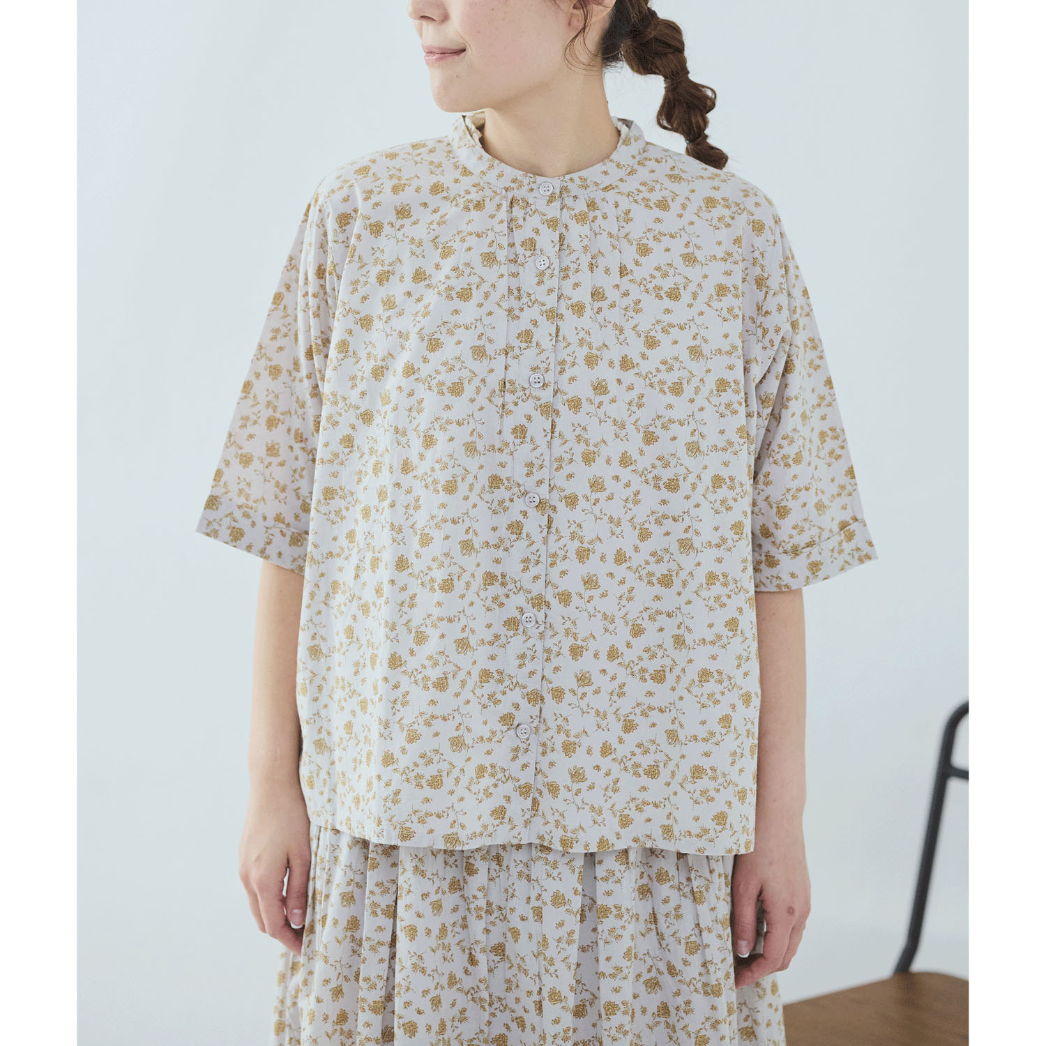 cloudnine 60キャンブリック花柄pt．ブラウス - 画像8