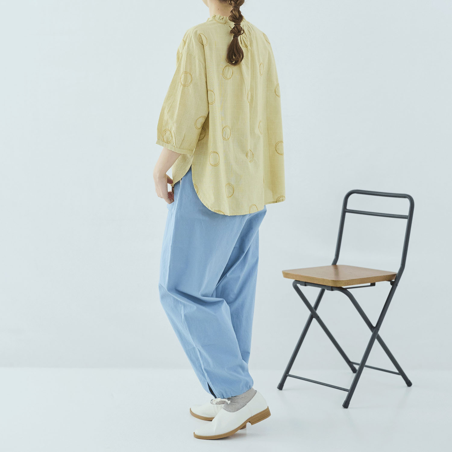 cloudnine サークル刺繍が映える コットンブラウス - 画像13