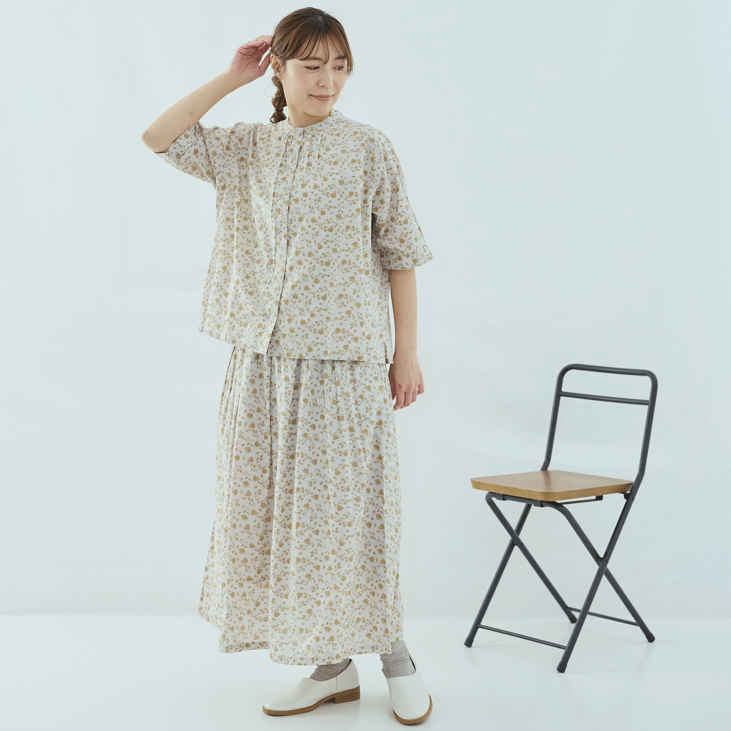 cloudnine  花刺繍入りニットカーディガン - 画像5