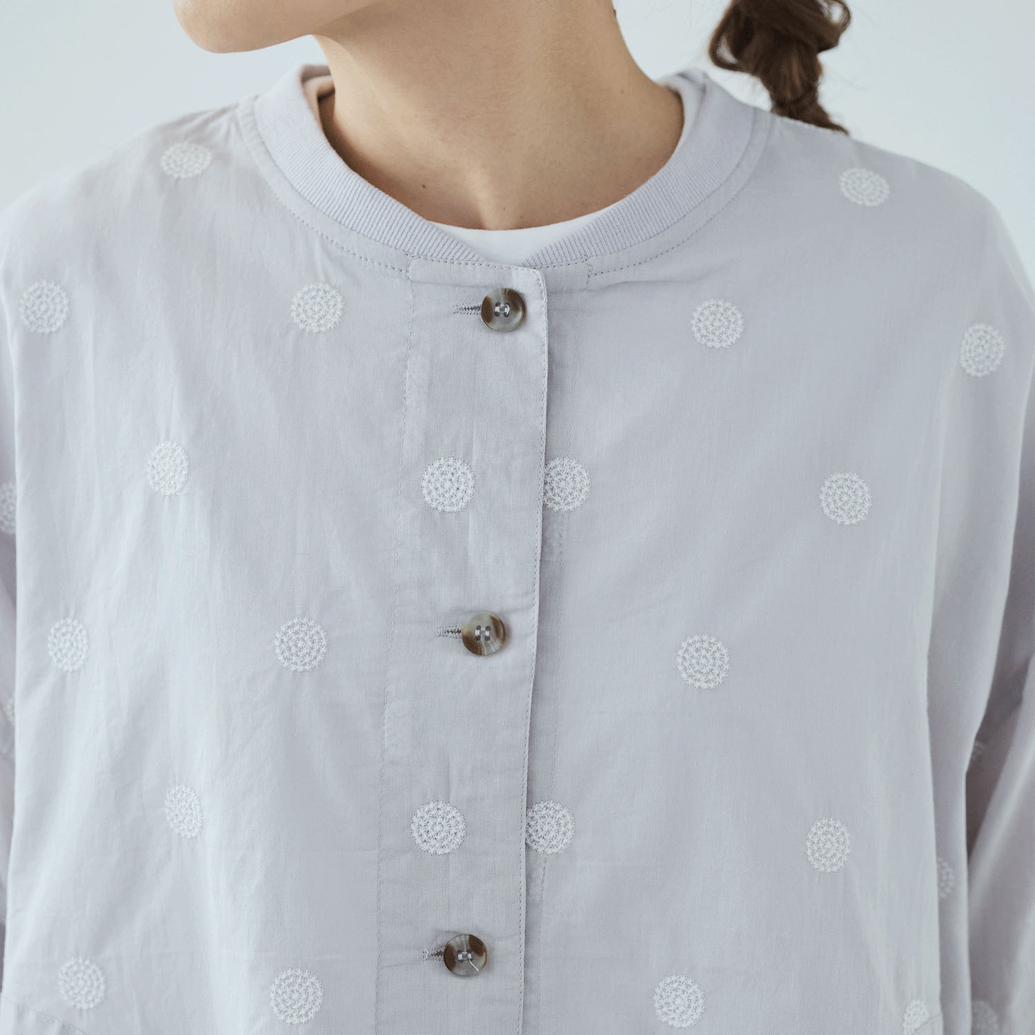 cloudnine 60キャンブリックドット刺繍入りジャケット - 画像13