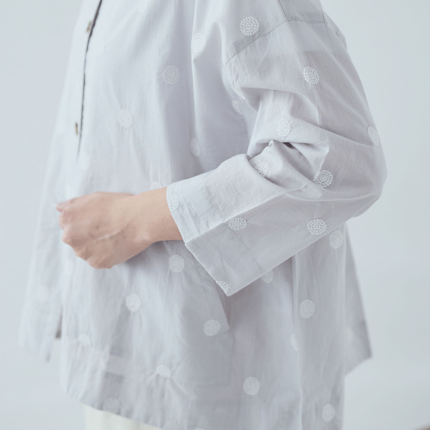 cloudnine 60キャンブリックドット刺繍入りジャケット - 画像15