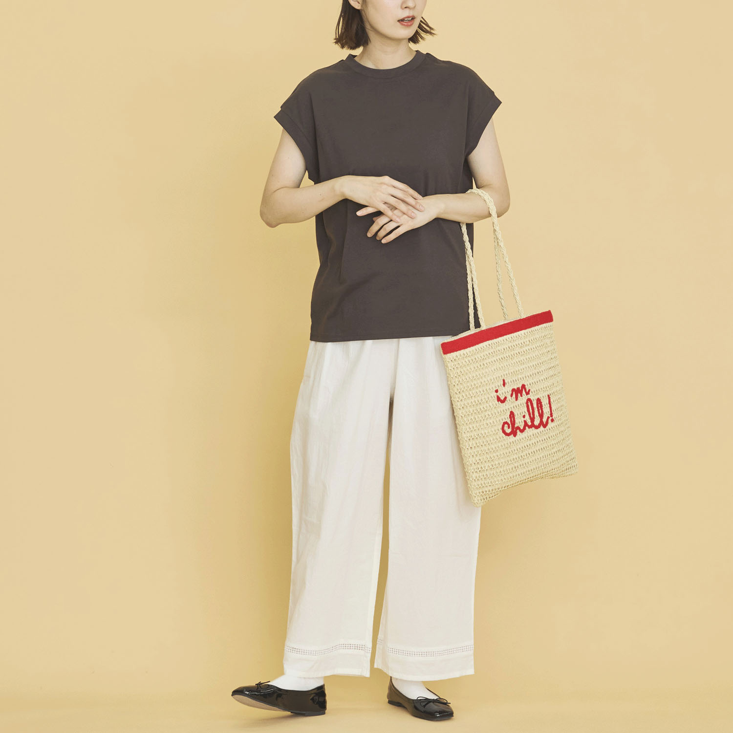 オーブ m．n 裾はしごレースぺチパンツ - 画像3