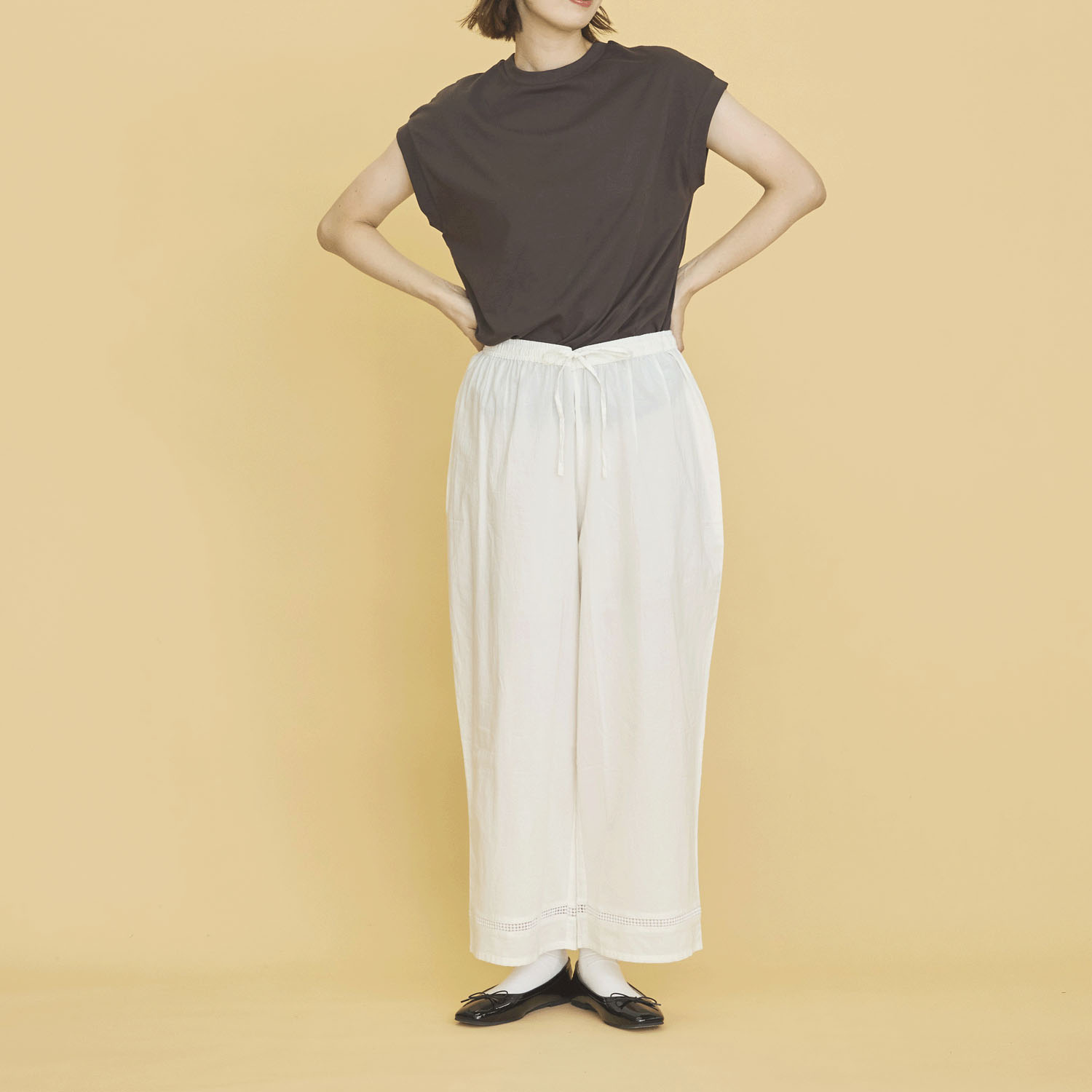 オーブ m．n 裾はしごレースぺチパンツ - 画像8