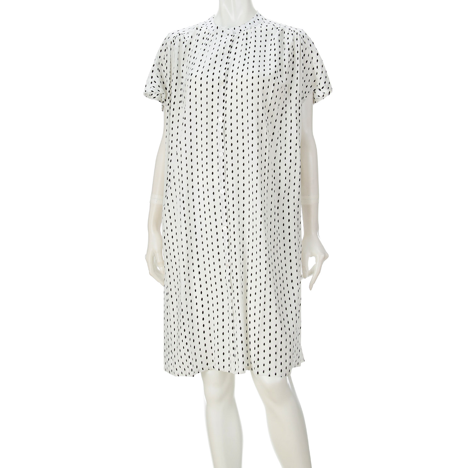 【ETONET限定】bonte レーヨンドットオーバーワンピース - 画像2