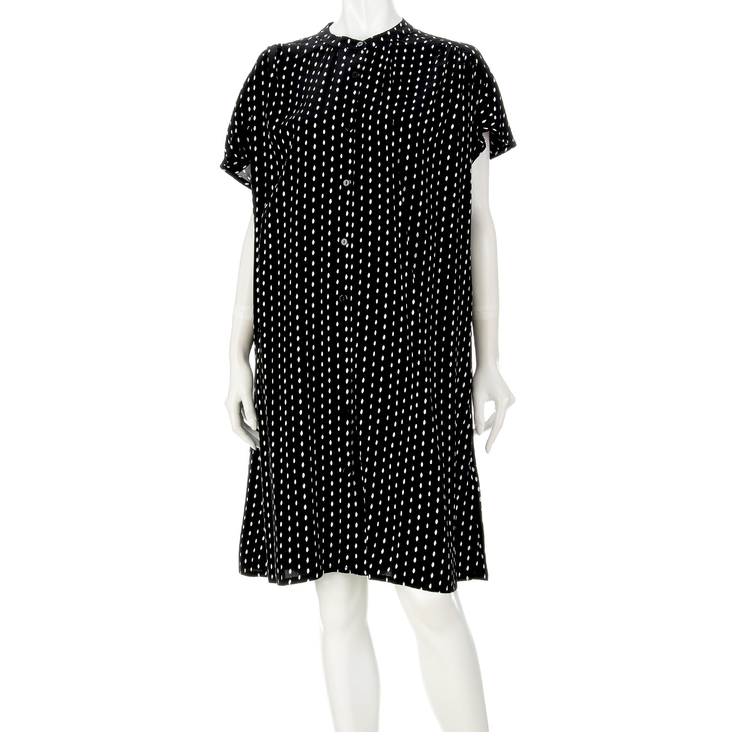 【ETONET限定】bonte レーヨンドットオーバーワンピース - 画像3