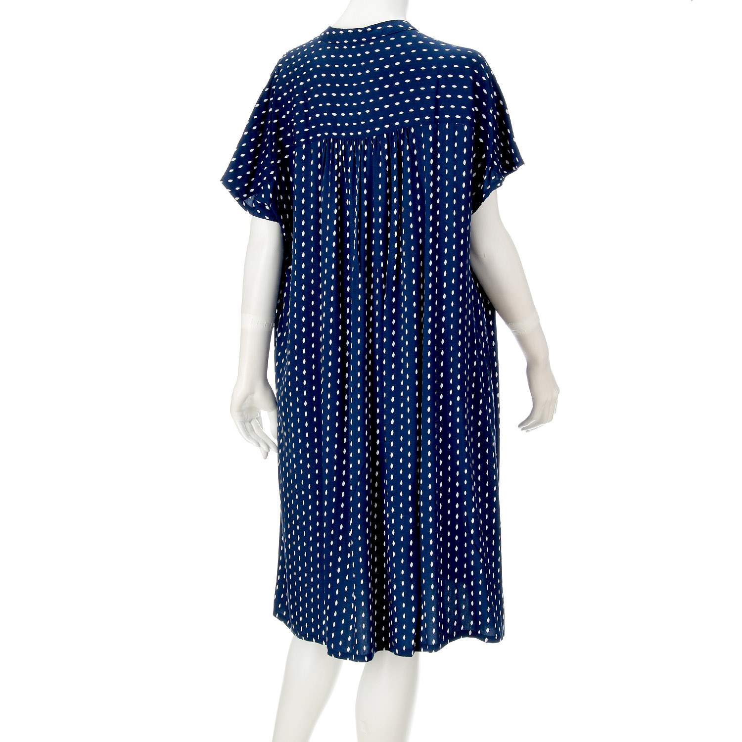 【ETONET限定】bonte レーヨンドットオーバーワンピース - 画像8