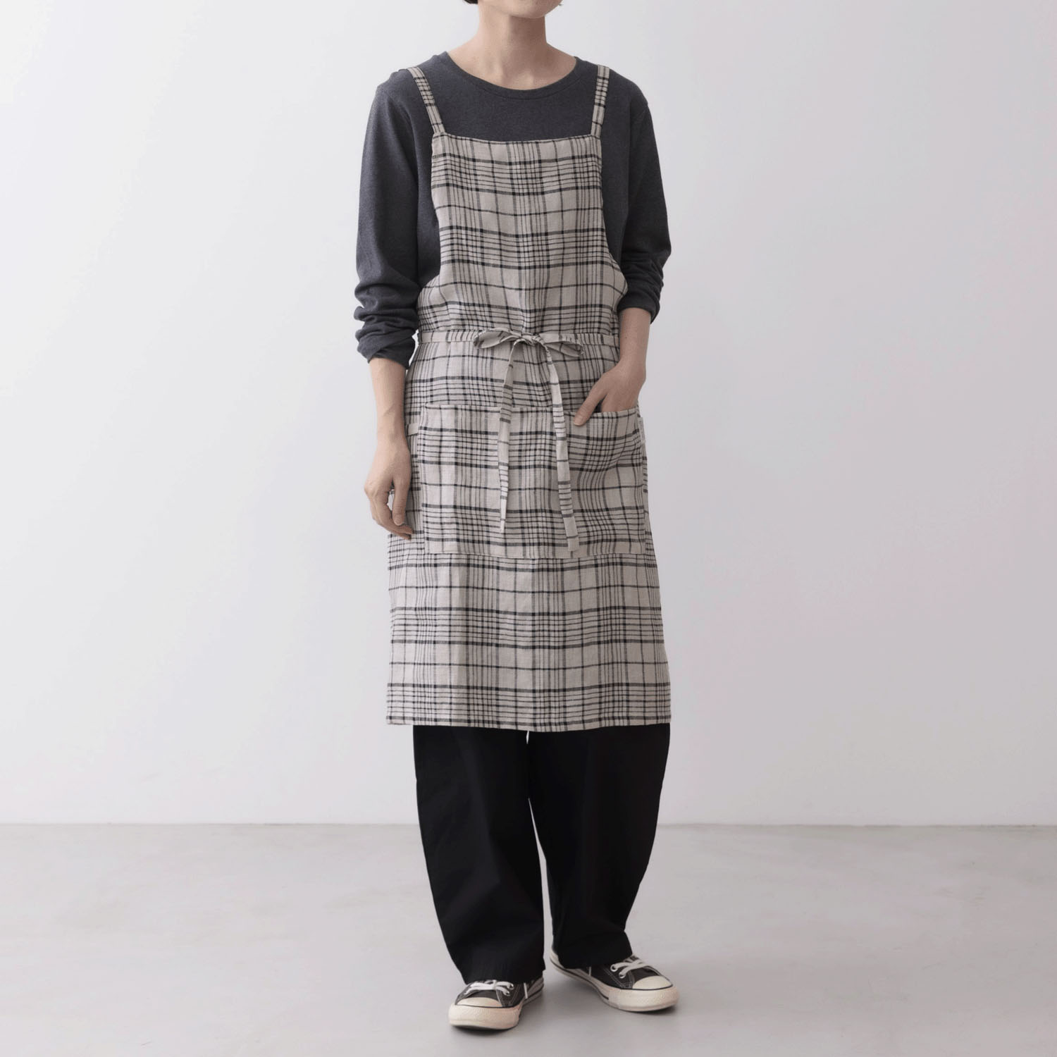リネンラップエプロン - 画像3