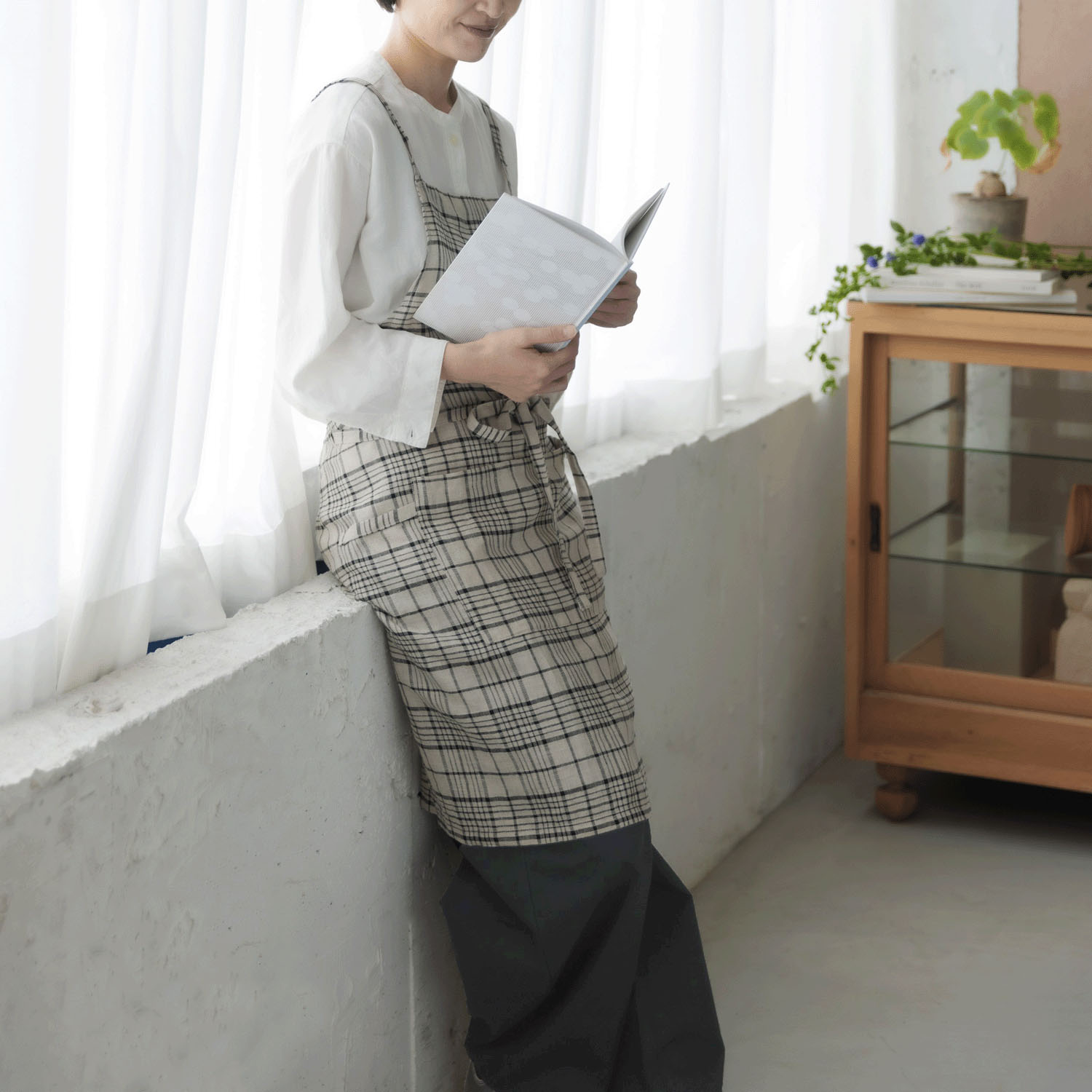 リネンラップエプロン