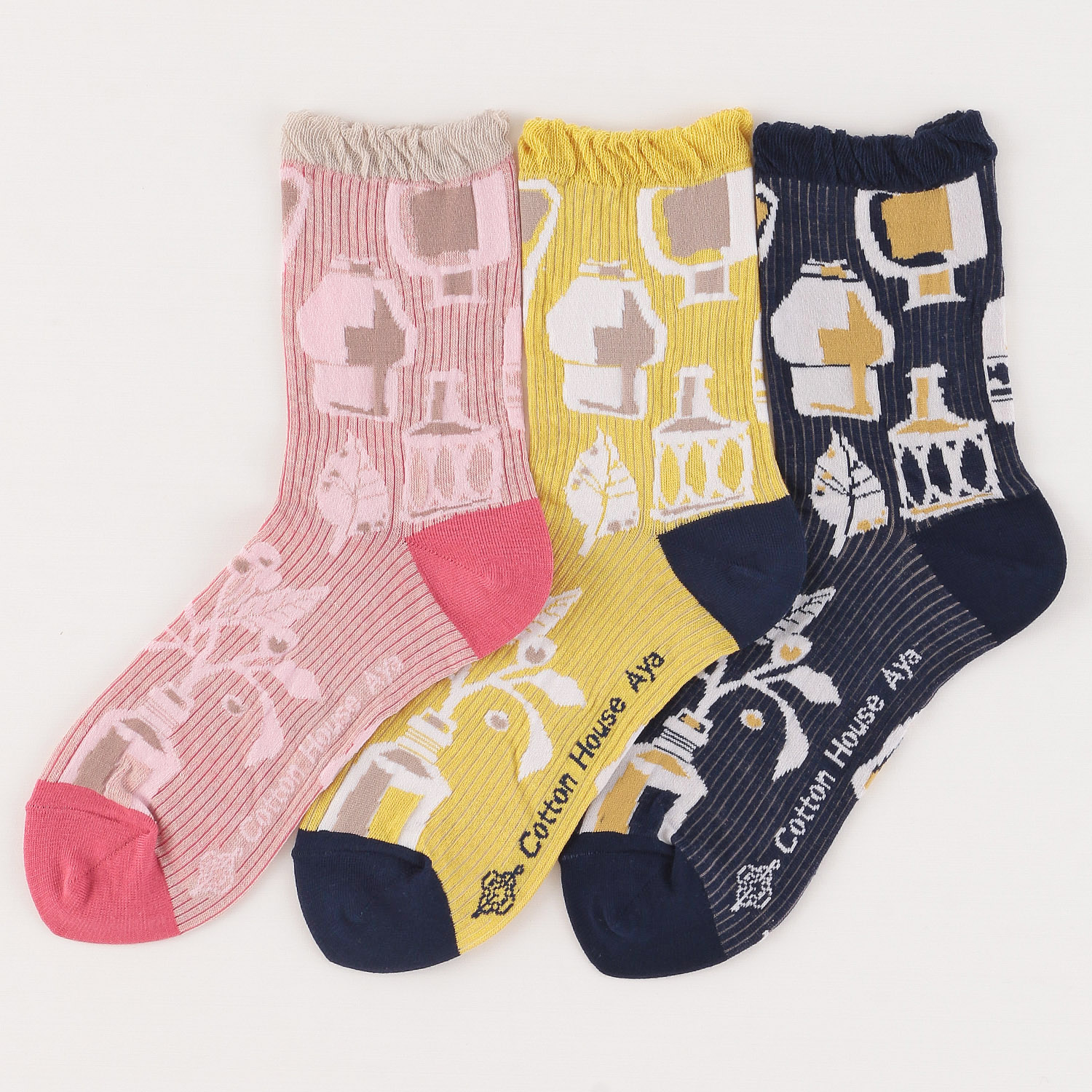 AYAソックス・花瓶の花 - 画像1