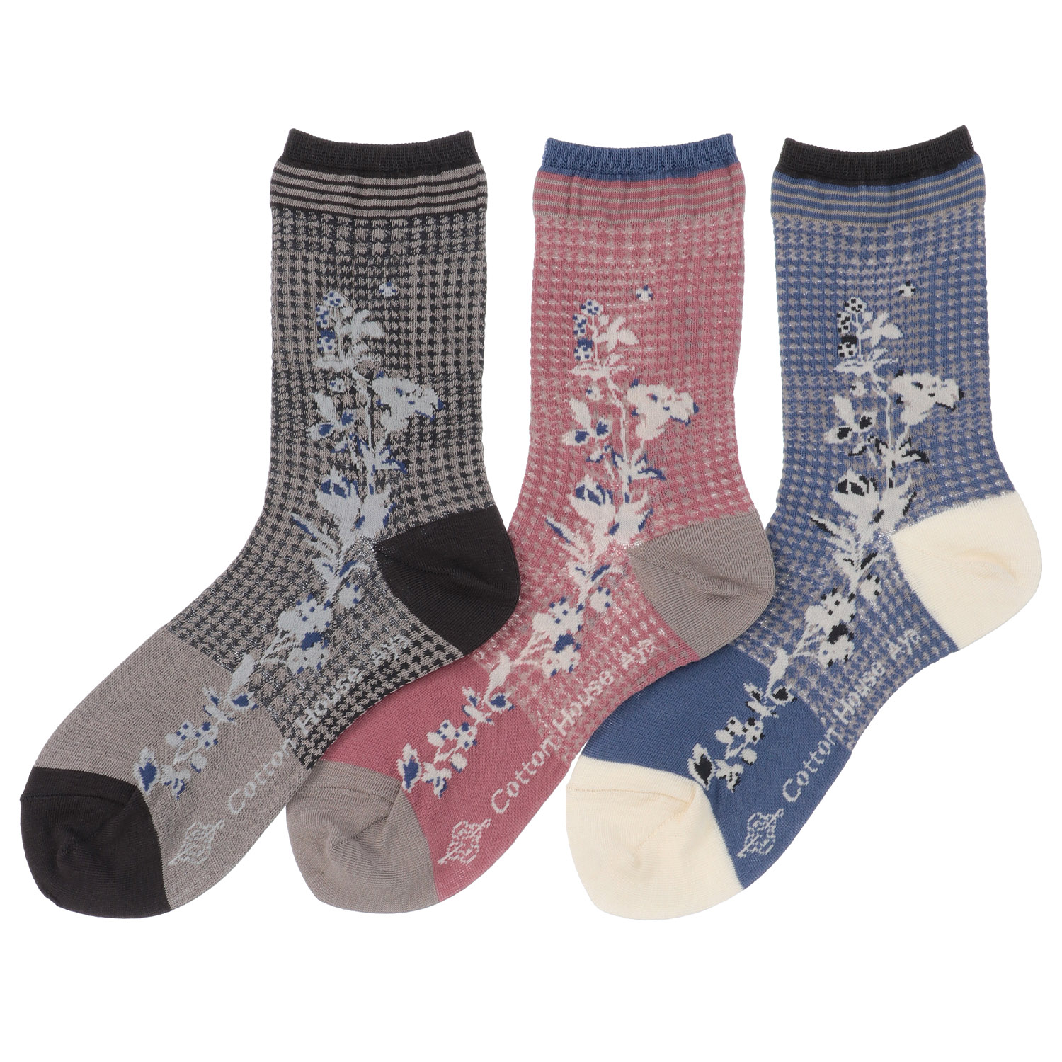 AYA ソックス・グレンチェック - 画像1